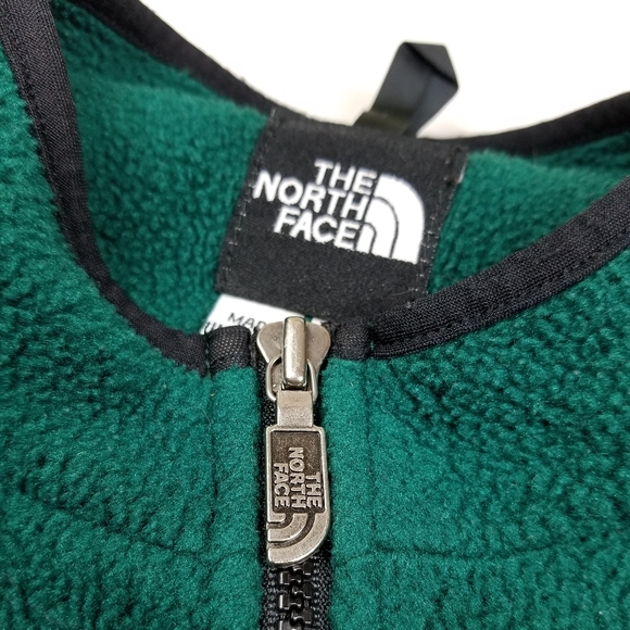 VTG 90's 80's Made in USA The North Face Zip Up Fleece Green Vest - Picture 6 of 8